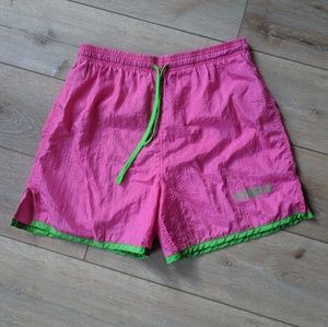 Vintage 90s hot pink athletic shorts